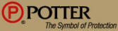 Potter - Security system related products, logo; Click for products, specs.
